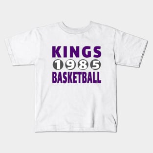 Kings 1985 Basketball Classic Kids T-Shirt